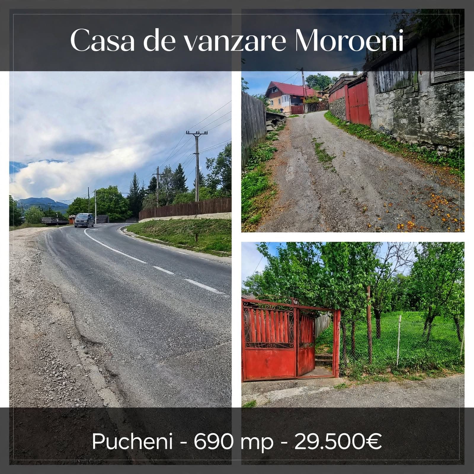 Casă de vânzare Moroeni (Pucheni), Dâmbovița – 690 mp