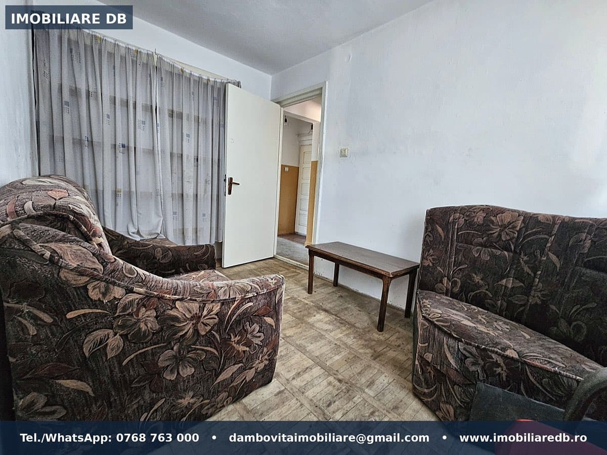 🏡 Apartament 3 camere, semidecomandat, etaj 3/4, în Micro 9, Târgoviște – 37.900 €! – miniatură 5