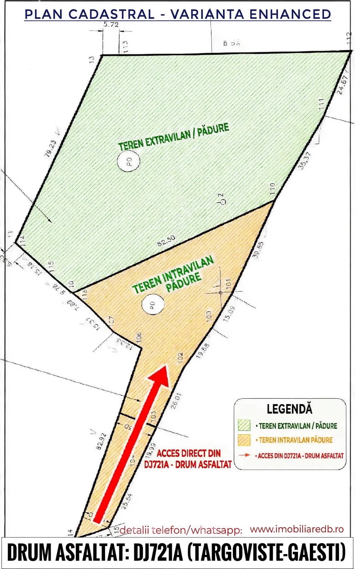 Pădure de foioase + teren intravilan 10.000 mp – Dragodana (sat Cuparu / Burduca), Dâmbovița – miniatură 6