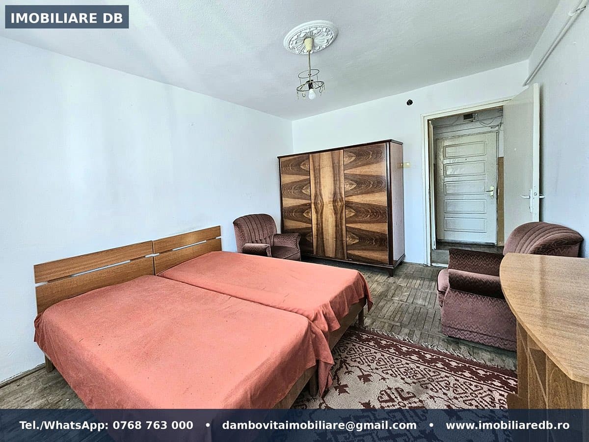 🏡 Apartament 3 camere, semidecomandat, etaj 3/4, în Micro 9, Târgoviște – 37.900 €! – imagine 1