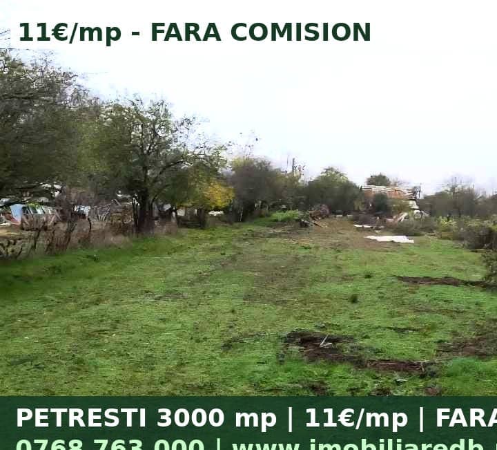 Teren intravilan de vânzare – Petrești, Dâmbovița – 3000 mp, la 1 km de A1 – imagine 3