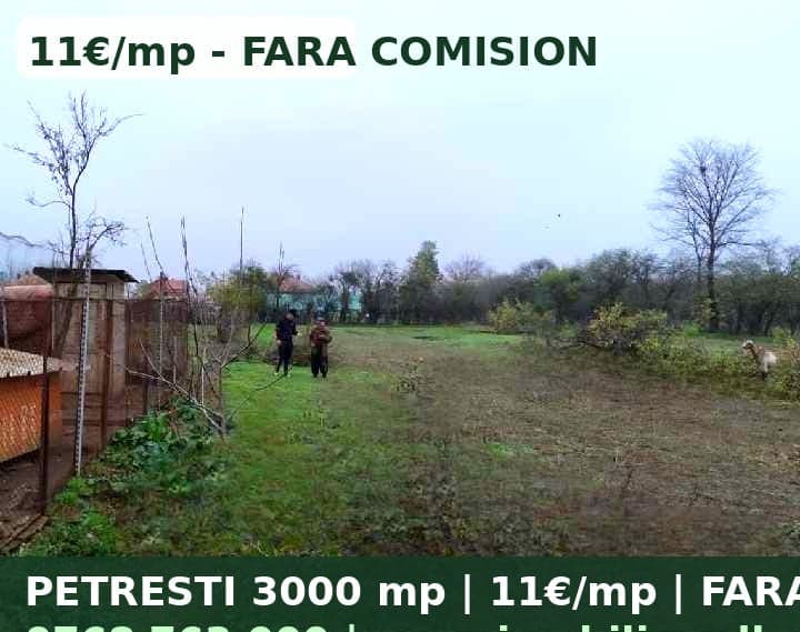 Teren intravilan de vânzare – Petrești, Dâmbovița – 3000 mp, la 1 km de A1 – imagine 4