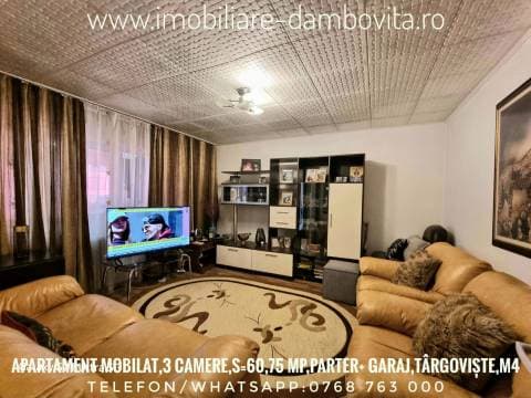 Apartament 3 camere de vânzare cu garaj, Micro 4